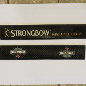 Rubber Bar Edge Mats Heineken And Strongbow Hard Cider